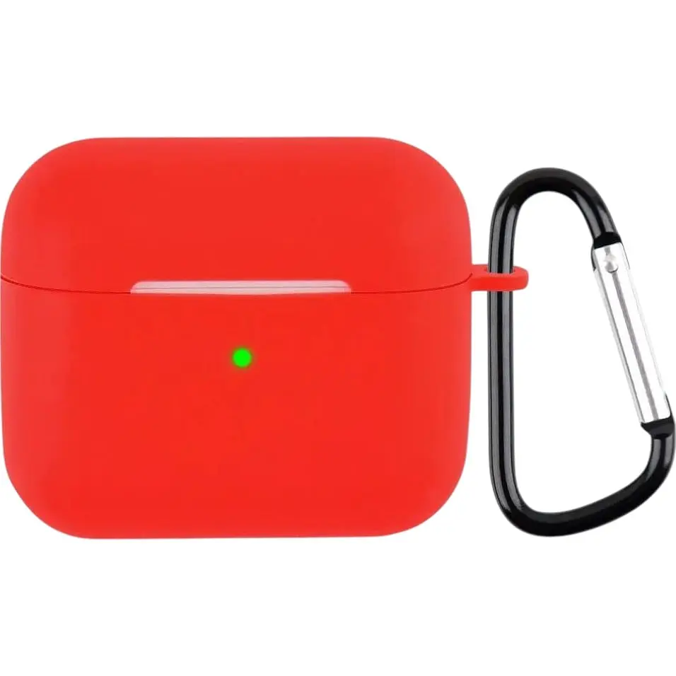 Чехол BeCover Silicon для Apple AirPods (3nd Gen) Red (707186) - фото 2