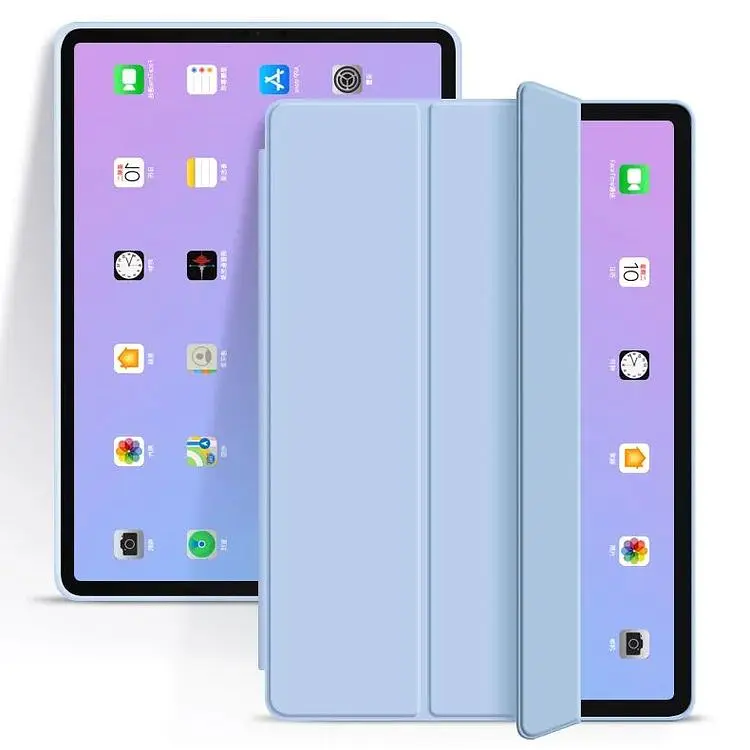 Чохол-книжка BeCover Tri Fold Soft TPU для Apple iPad mini 6 2021 Light Blue (706723) - фото 2