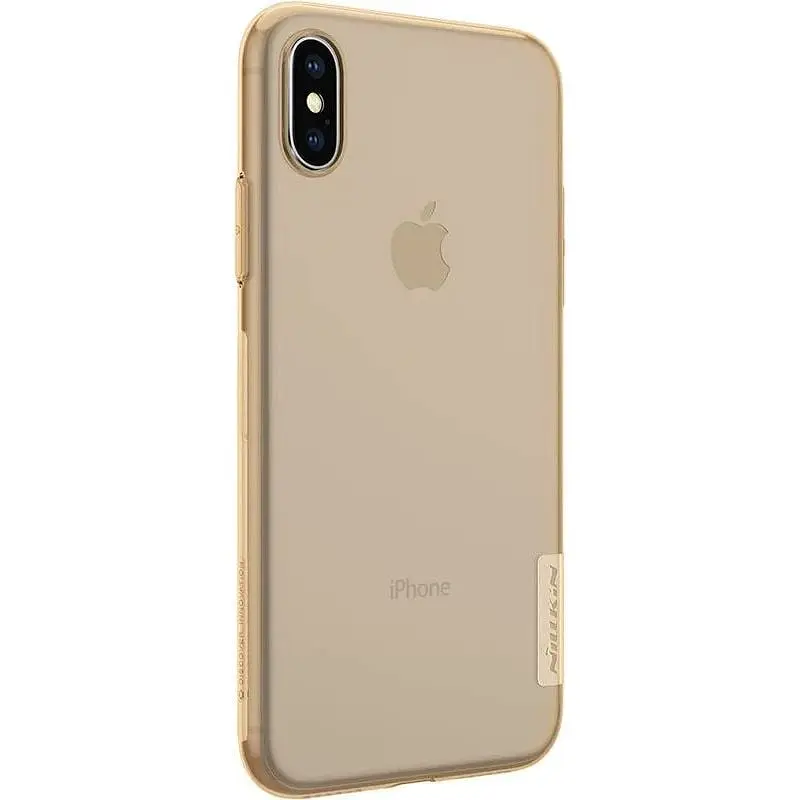 Чохол-накладка Nillkin TPU Nature Case Apple iPhone X Brown - фото 6