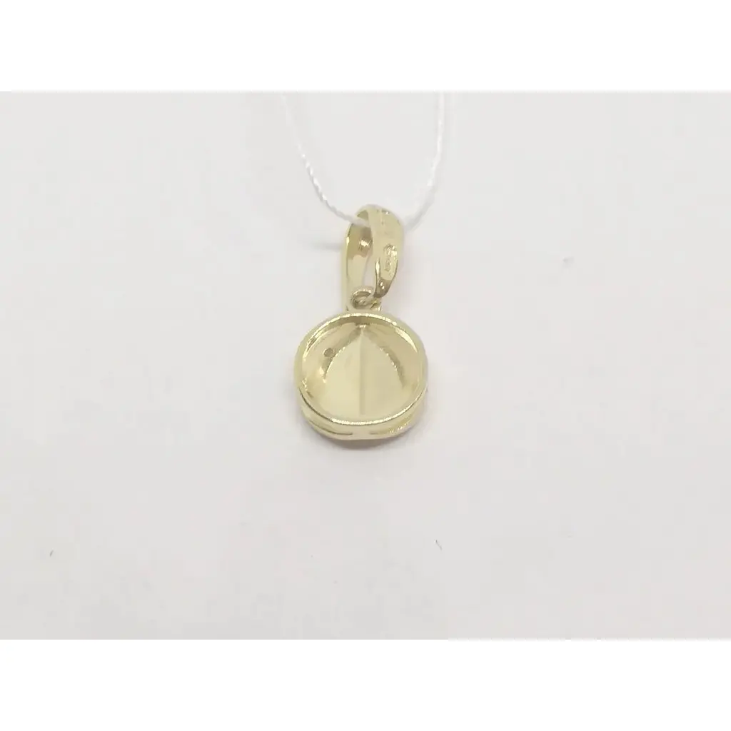 Золотая подвеска Столичная Ювелирная Фабрика с фианитом. 441061Ж - фото 2