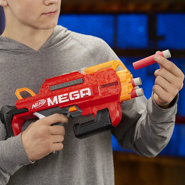 Бластер Hasbro Nerf N-Strike Mega Bulldog (E3057) - фото 14