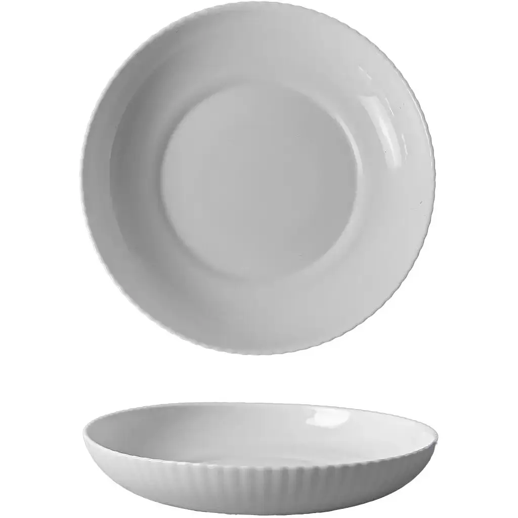 Тарілка супова Vittora Blanco Velvet V-180VE-S 18 см (146591) - фото 2