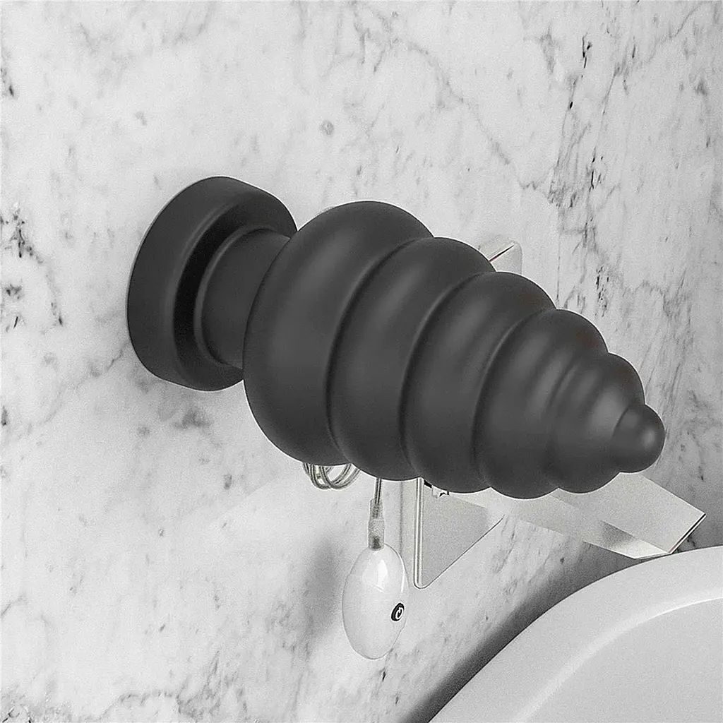 Анальна пробка King Sized Vibrating Anal Cracker 7, 18 см (чорний) - фото 11