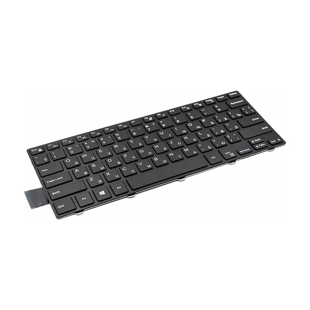 Клавіатура ноутбука PowerPlant DELL Inspiron 5447 чорна, чорний фрейм (KB311842) - фото 2