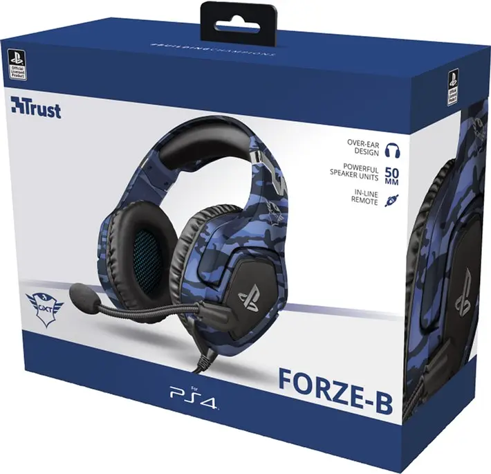 Гарнитура игровая Trust GXT 488 Forze-G for PS4 Blue (23532_Trust) - фото 4