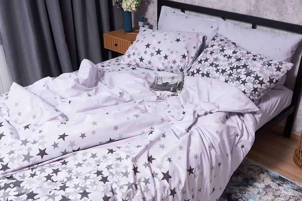 Комплект постельного белья Moon&Star Бязь Gold Люкс Little Stars Детский 110x140 см наволочки 2x40x60 см - фото 6