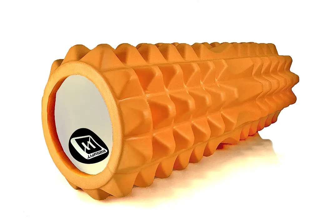 Масажний ролик EasyFit Grid Roller 33 см v.1.2 Помаранчевий (EF-2022-OR) - фото 2