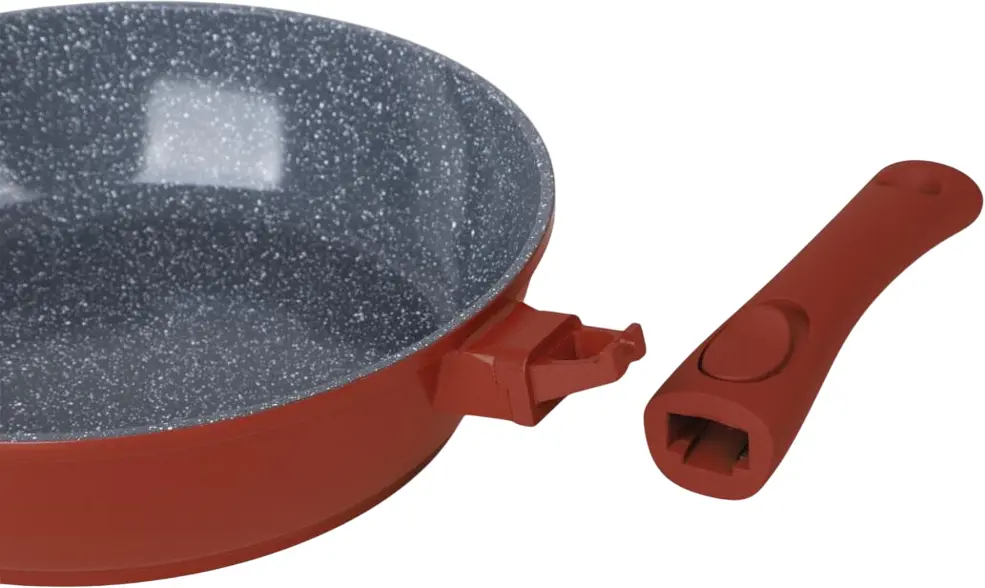 Сковорода Heinner алюмінева глибока з кришкою 26 см (HR-JLG-26T) - фото 3