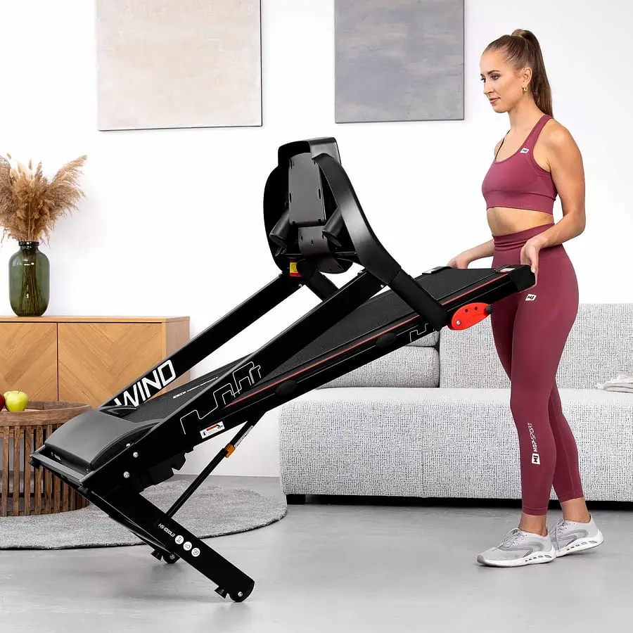 Бігова доріжка Hop-Sport HS-1000LB Wind червоний - фото 8