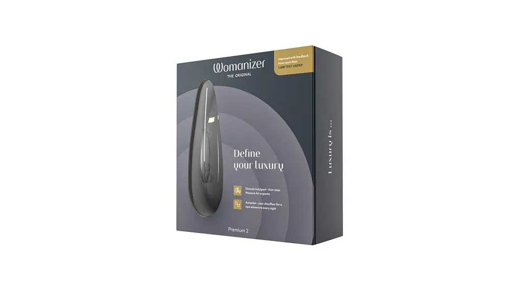 Вакуумний кліторальний стимулятор Womanizer Premium 2 - Black Womanizer SO8749 95494 - фото 8