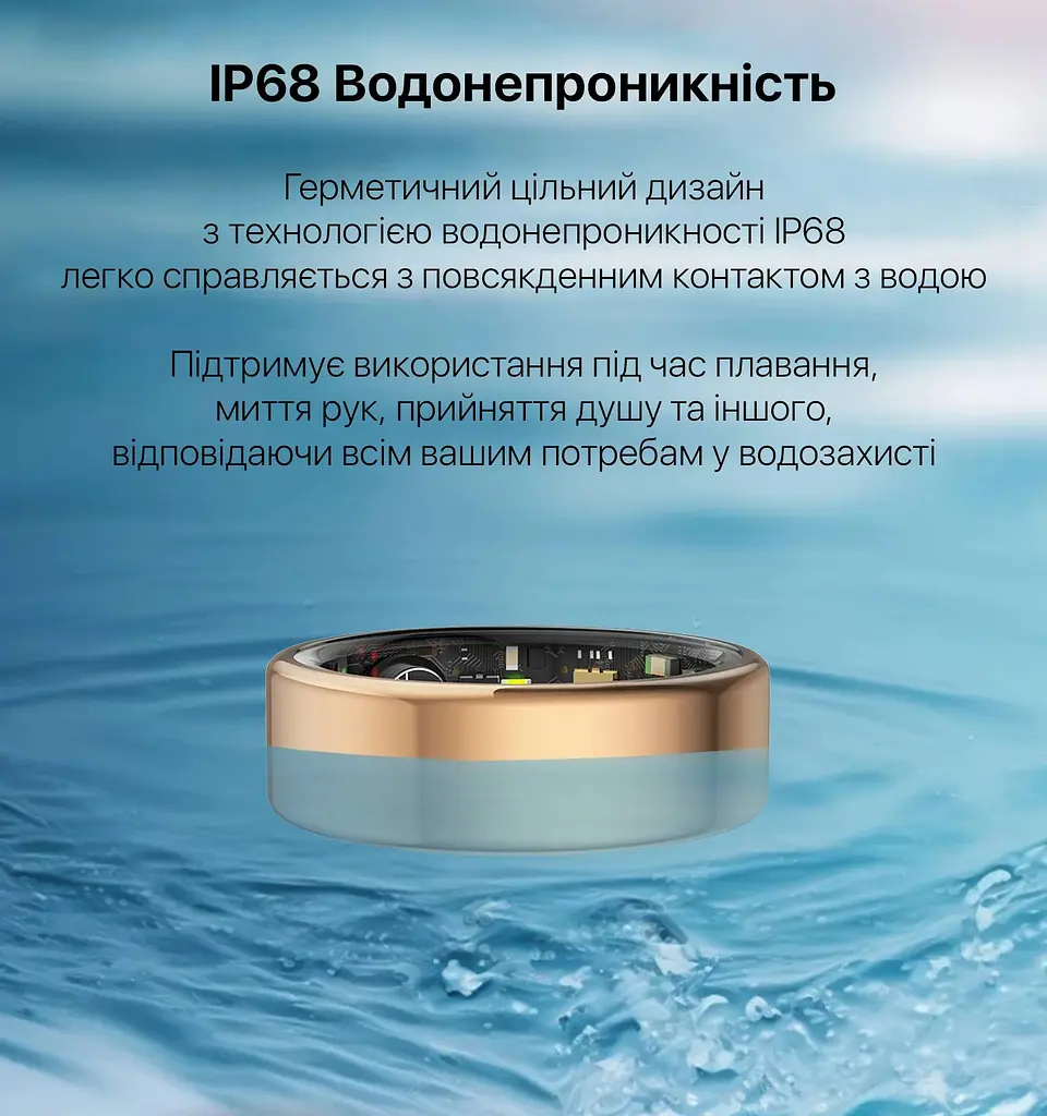 Смарт-кільце Inspire HSR02 11 Gold (HSR02-11-gold) - фото 7