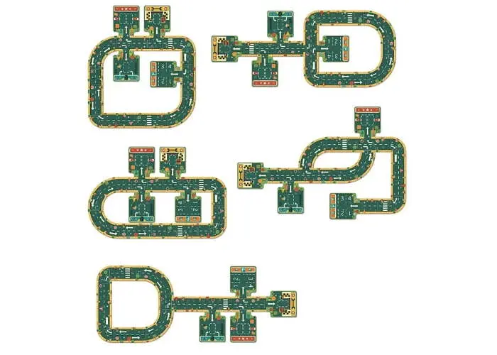 Настільна гра Djeco Пазл Автотраса, 21 ел. (гігант) (Pop to Play Puzzle: Roads) (DJ07162) - фото 8