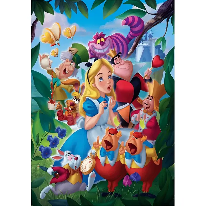 Пазл Аліса в Країні Див - Disney Alice In Wonderland - 1000 шт Clementoni 39952 - фото 2