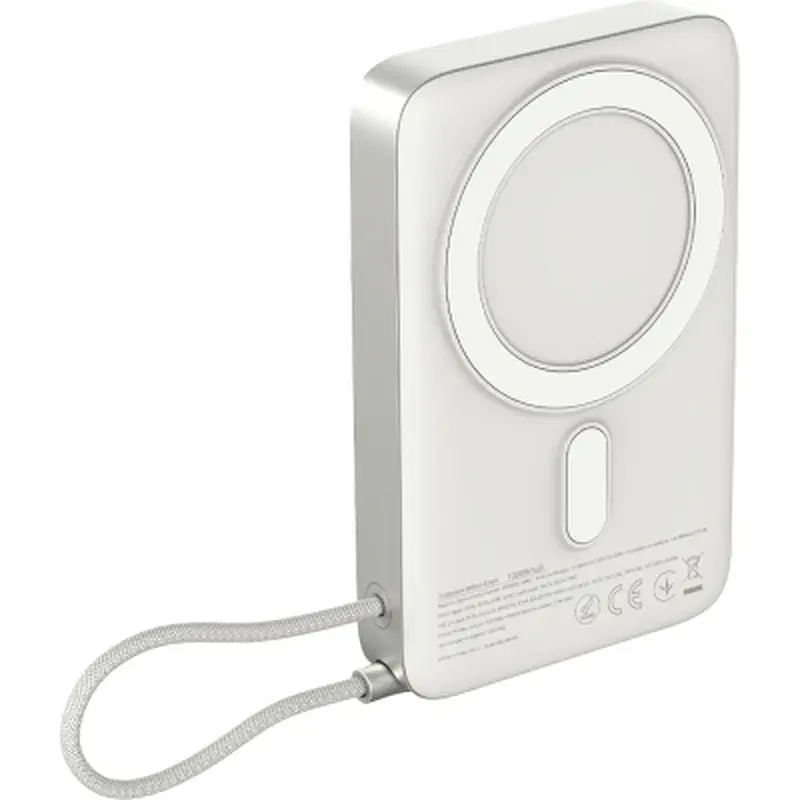 Батарея універсальна Sigma X-power SI10A8QL-MAG silver 10000mAh, Magnetic wireless 15W, charge iWatch, PD+QC, 22,5W max (4827798161012) - фото 3