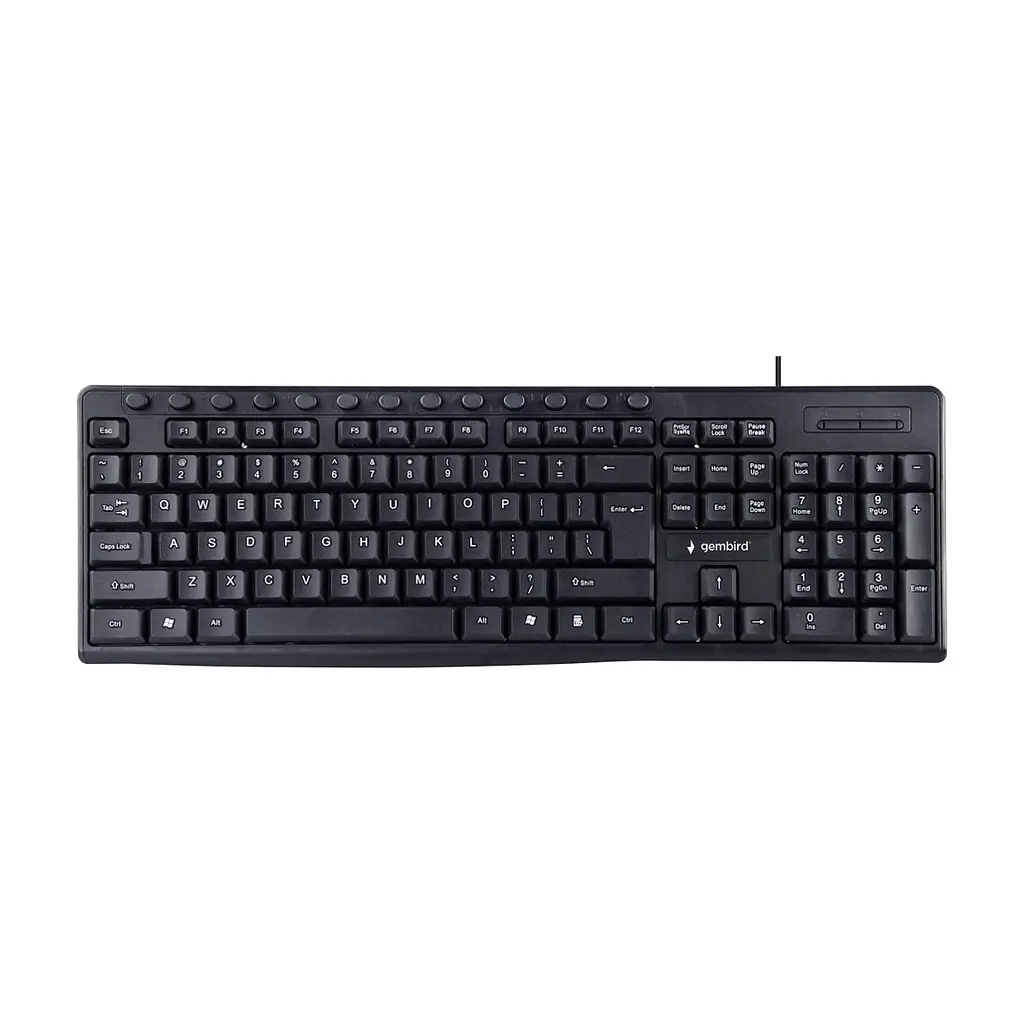 Клавіатура Gembird KB-UM-107-UA USB Black (KB-UM-107-UA)