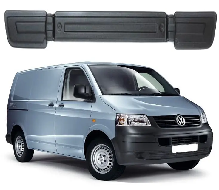 Зимова Накладка на бампер довга Volkswagen T5 2003-2009 Матова FLY
