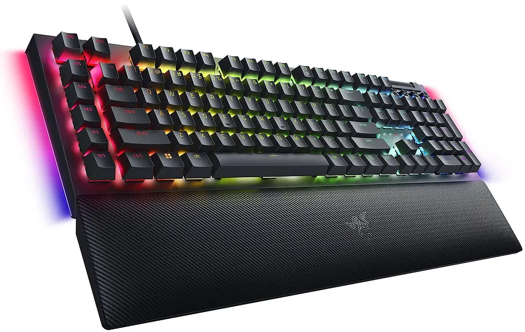 Клавиатура Razer BlackWidow V4 Yellow Switch RGB USB Black (RZ03-04692500-R3R1) - фото 2