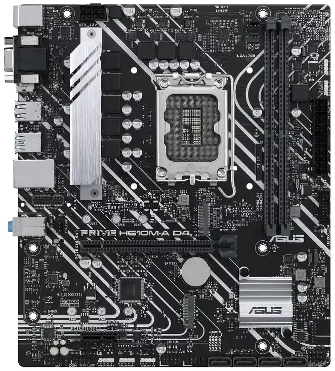Материнская плата PRIME H610M-A D4-CSM s1700 H610 2xDDR4 M.2 HDMI D-Sub DP mATX Asus teh0019039 - фото 2
