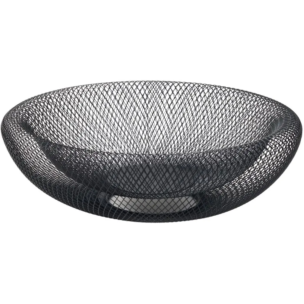 Кошик для фруктів MBM Home металевий 335x110 мм чорний (KP-144 M BLACK)
