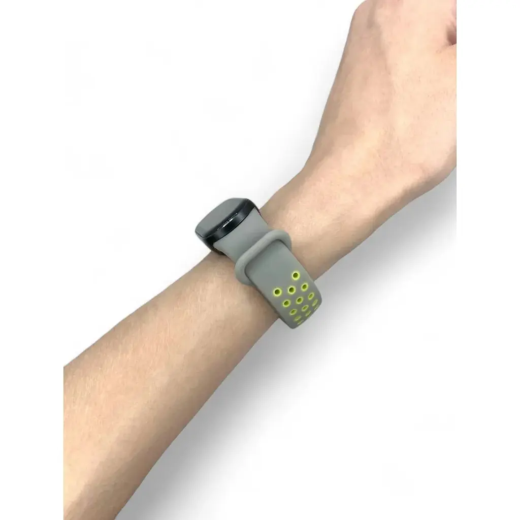 Ремінець Becover Vents Style для Xiaomi Mi Smart Band 9 Gray-Green (711986) - фото 5