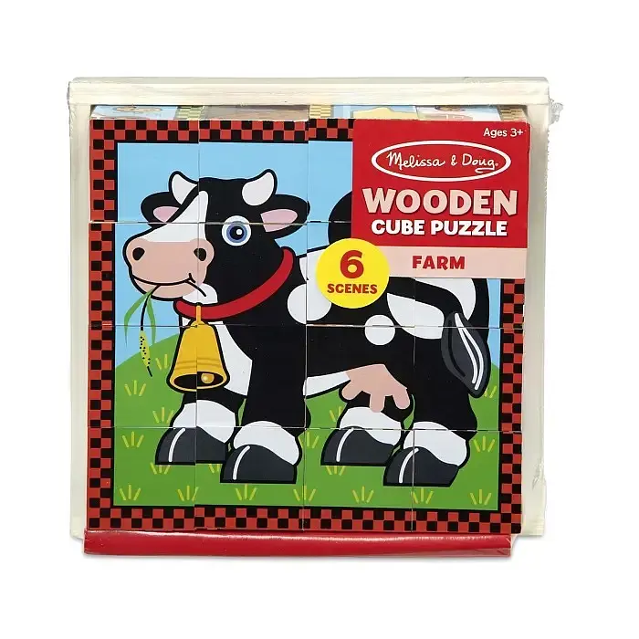 Кубики Melissa&Doug Ферма 16 елементів (MD775) - фото 6