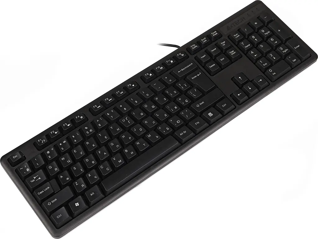 Клавіатура A4Tech KKS-3 USB black - фото 2