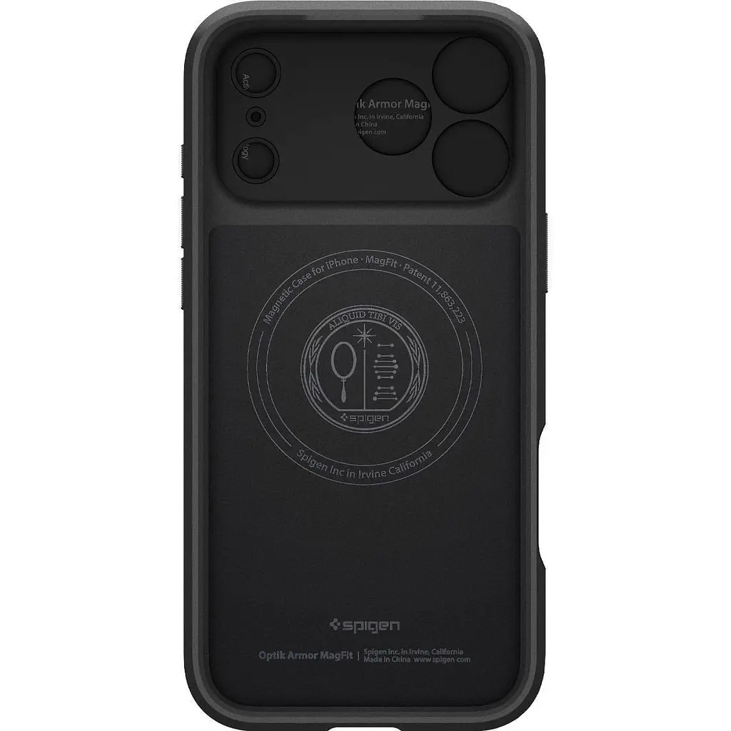 Чохол Spigen Optik Armor для iPhone 17 Pro Black (ACS09953) - фото 4