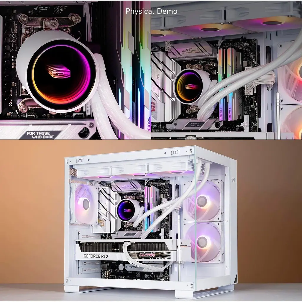 СВО PcCooler DA360 ARGB White (DA360-WHAWXX-GL) - фото 4