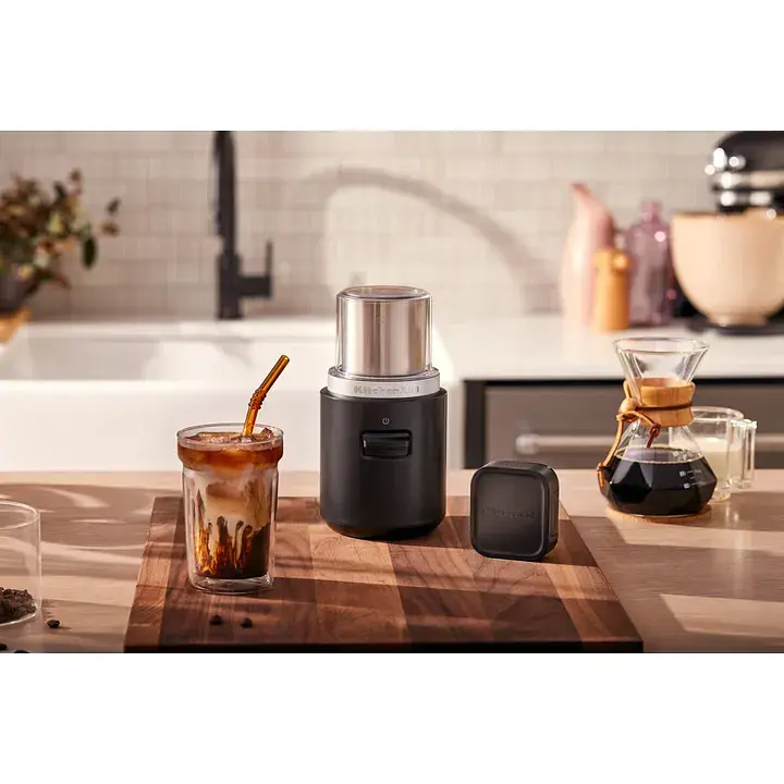 Кофемолка KitchenAid Go Cordless 12V беспроводная с аккумулятором (5KBGR111BM) - фото 9