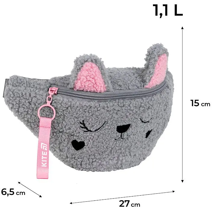 Сумка-бананка Kite детская 2577 Sweety Cat (K25-2577-1) - фото 3