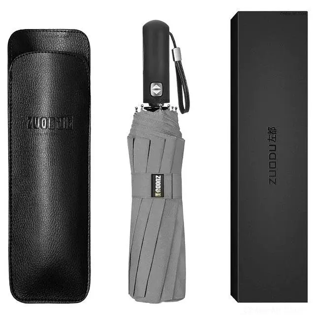 Парасолька автоматична Xiaomi Zuodu (ZD001) Сіра - фото 3