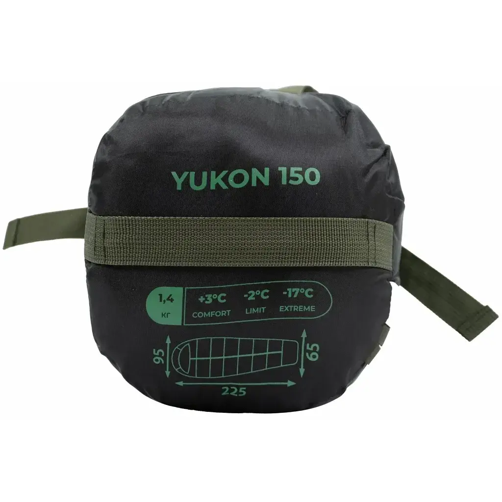 Спальний мішок Tribe Yukon 150 T-loft оливковий (T-CF-0002-olive) - фото 11
