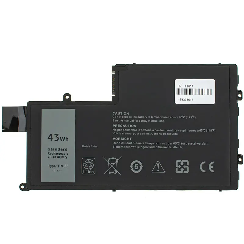 Акумулятор Dell TRHFF (Inspiron 5547, 5445, 5545, 5447, 5448) 11.1V 42Wh black - фото 3