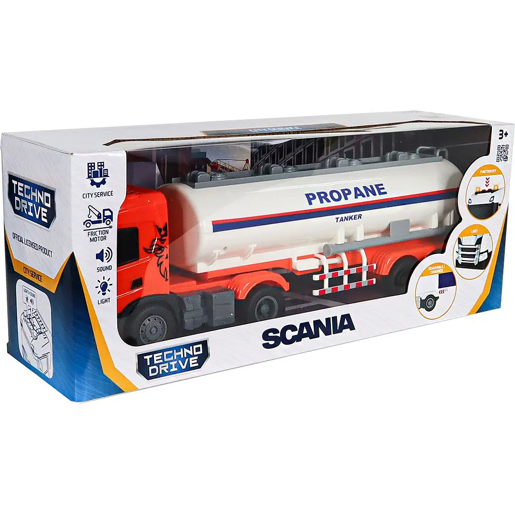 Автомодель TechnoDrive Large Truck Автоцистерна Scania (6418KS) - фото 11