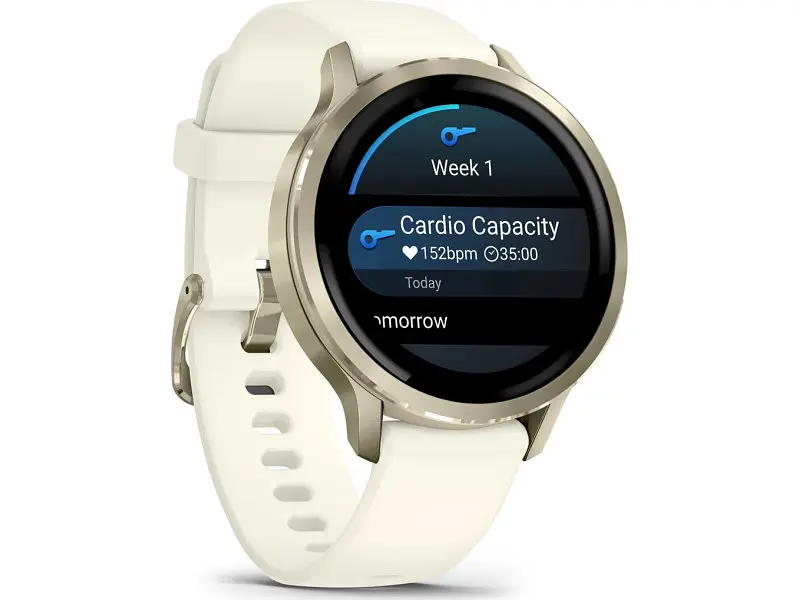Смарт-годинник Garmin Venu 4 41 mm Lunar Gold with Bone Silicone Band (010-03013-00) - фото 6