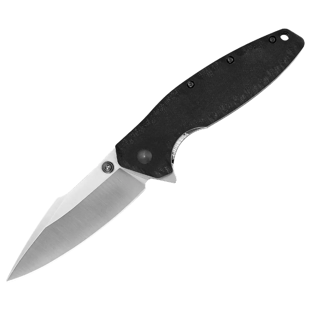 Ніж складаний туристичний Ruike P843-B (9 см) 12C27/G10 чорний