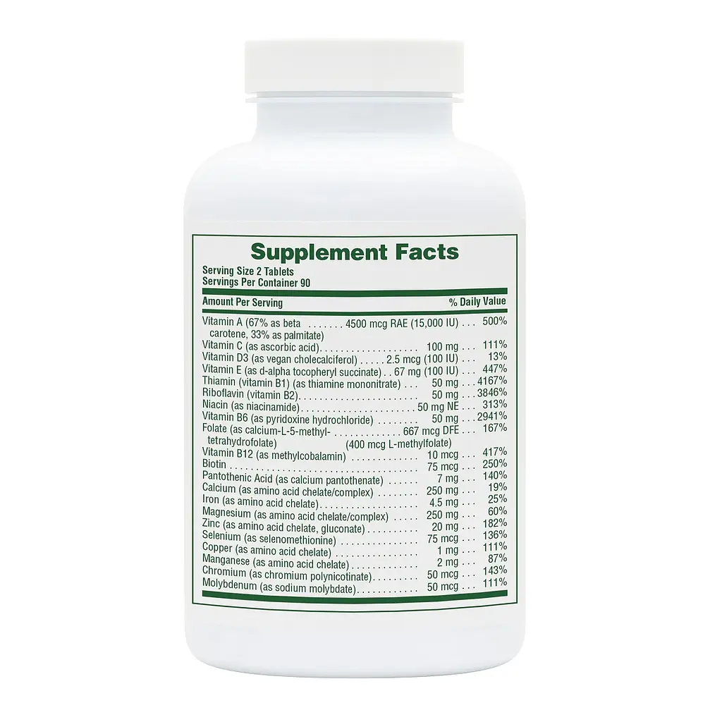 Мультивитамины для подростков NaturesPlus Source of Life Power Teen 180 таблеток - фото 2