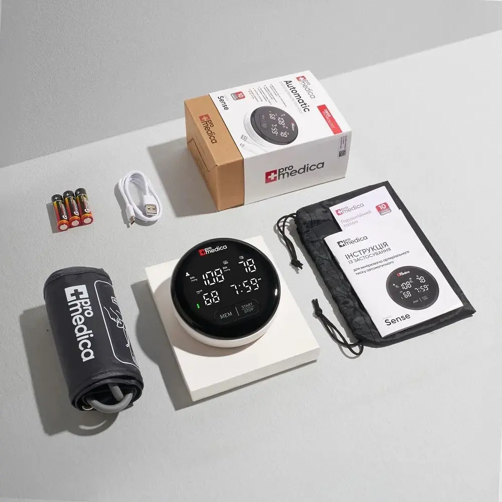 Тонометр Promedica Sense Type-C с голосовым сопровождением автоматический на плечо - фото 7