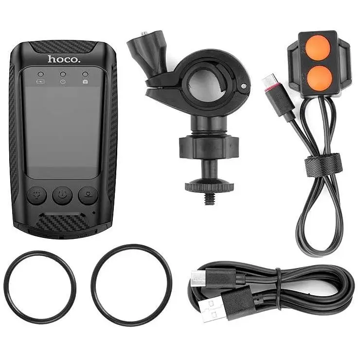 Экшн-камера Hoco DV104 4k Anti-shake Riding recorder для велосипеда 2160p - фото 8