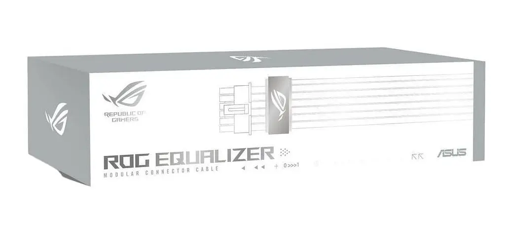 Кабель для відеокарти Asus ROG Equalizer 12V-2x6 ATX 3.1 PCIe 5.1 White (90YE00BP-B0QA00) - фото 6