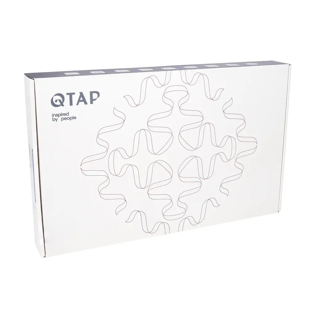 Змішувач для кухні Qtap Vlasta New з гнучким виливом з підключенням для питної води QTVLA364GMB45649 Gunmetal Black PVD, Шліфований чорний хром - фото 9