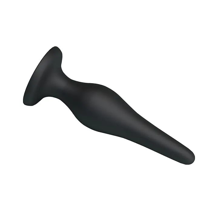 Набор анальных пробок Begginer's Mini Anal Kit 3 шт. (черный) - фото 2