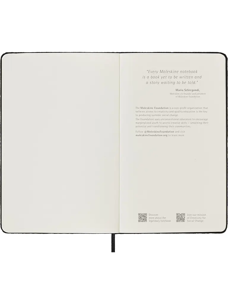 Записник Moleskine Velvet середній, Лінійка Чорний + бокс (LCNBVELVQP060D) - фото 6