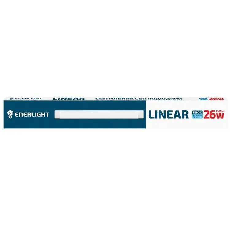 Светильник потолочный светодиодный Enerlight Linear, 26Вт, 6500К (LINEAR26SMD80С) - фото 2