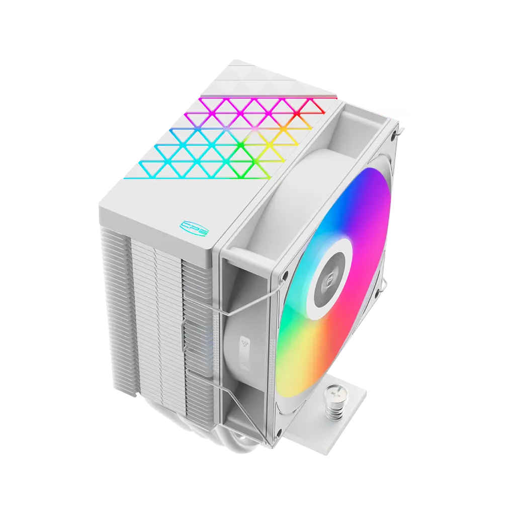 Повітряне охолодження PcCooler R400 ARGB White (R400 ARGB WH) - фото 3
