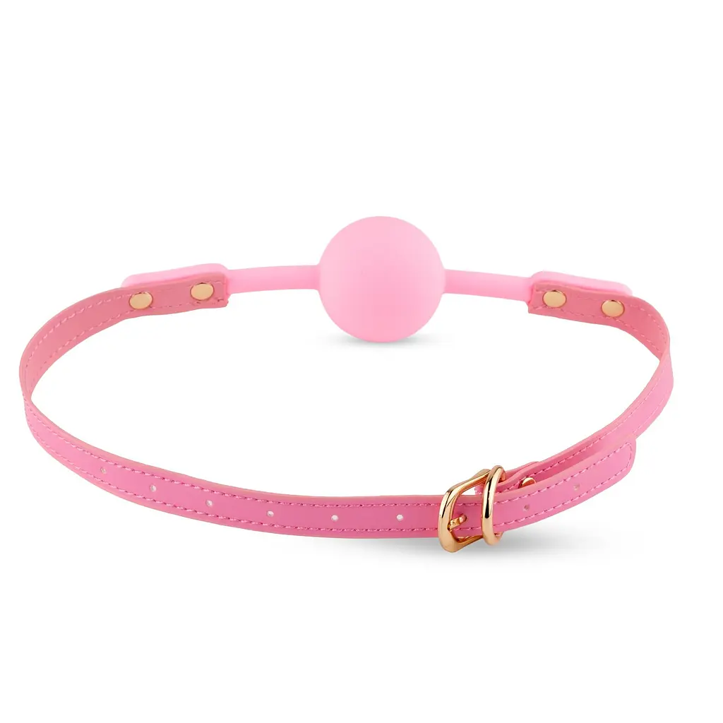 Кляп Knebel Ball Gag рожевий - фото 4