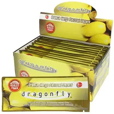 Папір Dragonfly зі смаком Mango 1¼ Hemp - фото 2