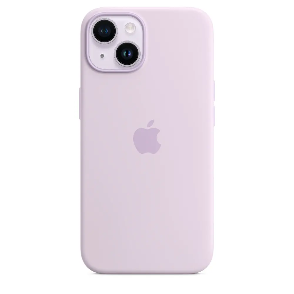 Чохол Silicone Case з MagSafe для Apple iPhone 14 (Lilac) ААА [72702] - фото 5