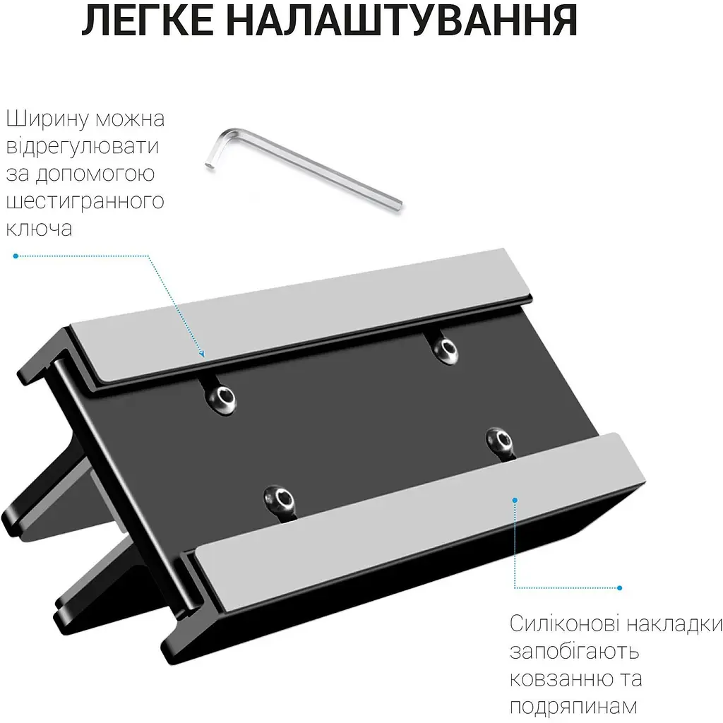 Підставка для ноутбука OfficePro LS580B Black [144408] - фото 7