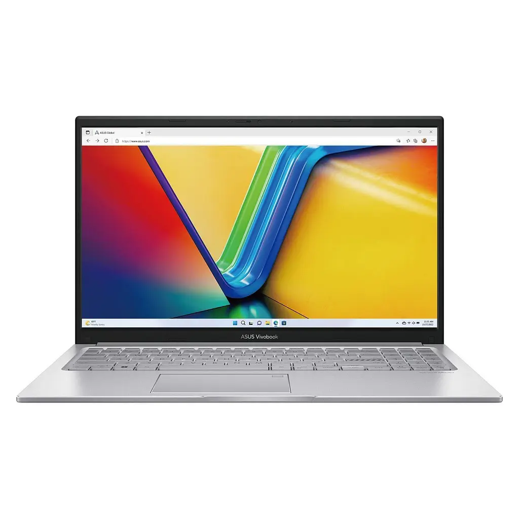 Ноутбук ASUS Vivobook 15 X1504MA-BQ133 (15.6 FHD IPS, Intel 7-350U, 16 GB, 1 TB, UMA, DOS) Silver (90NB17I2-M00570)